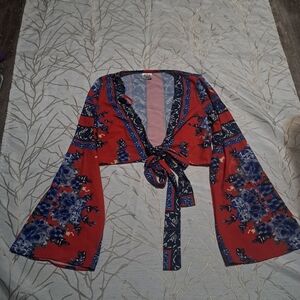 Angel Biba Patterned shrug size small